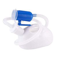 XIHAA Plastic Portable Male Urinal Bottle,Emergency Male Mini Pee Potty 2000ML Belt Tube for Bedside Car Travel, Traffic Jam, Outdoor Camping Travel