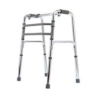 Rolling Walkers Walker Elderly Help Can Sit Folding Walker Aluminum Alloy Anti-Slip Anti-Fall Elderly Multi-Function Roller Walker (Color : Silver, Size : 475376cm)