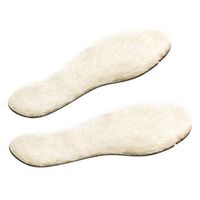 Wool Insoles Warm Sheepskin Shoe Inserts Universal for Women Men Boots All Shoes, Women US 10