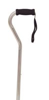 Essential Medical Supply Designer Offset Handle Cane in Hounds Tooth