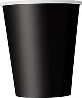 9oz Black Paper Cups, 8ct