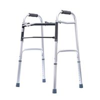 Yadianna Cozy Walker Walking Aids Cane Chair Elderly Armrests Four Feet Non-Slip Walking Stick with Hospital