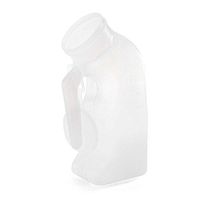MediChoice Male Urinal, Premium, Sturdy Plastic, 1000 mL/33.8 Oz. (Case of 50)