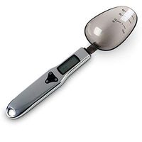Portable Electronic Measuring Spoons Scale - Baby Diet and Kitchen Scale Tools Bulk Food - LCD Digital Display, 300g/10.5 Oz Capacity