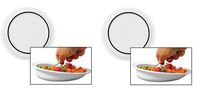 Sammons Preston Hi-Lo Scoop Plate, 9" Scooped Dish with Wall, Non-Slip ADL Eating Aid for Children, Elderly, Disabled, Non Skid Cutlery Assistance Device for Motor Control, Scooper Bowl (2)