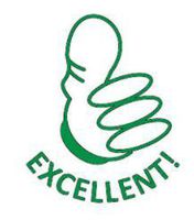 Excellent THUMBS UP! School Teacher Reward Stamp 7/8" x 7/8"