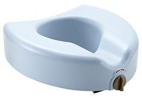 Medline Locking Elevated Toilet Seat, Infused with Microban Antimicrobial Protection
