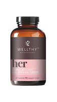Wellthy Her - Women's - Multi Vitamin - Plus - Hair - Skin - Nail Support - 90 Vegetarian Capsules