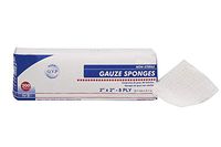 Gauze Sponges 2" x 2". Case of 5000 8-ply Gauze Dressings for Wound Cleaning, prepping, debriding, Packing. Non-sterile, 100% Cotton, Latex-Free.