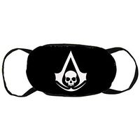 Portable Pure Cotton Respirator Assassin's Creed 4 Black Flag Pirate Skull Logo Cotton Masks