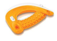 Intex Sit N Float Inflatable Lounge, 60" X 39", 1 Pack (Colors May Vary)
