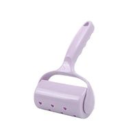 CreazyBee Reusable Clothes Lint Rollers Cleaner Hair Remover Roller Dog Hair Cat Hair Pet Hair Remover (Purple)