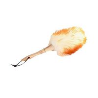 Nature Australian wool Feather Duster Washable Hand Duster for Cleaning, Household Dusting with Wooden Handle (13 inch)
