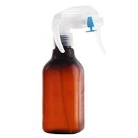 UOOOM 200ml Portable Empty Spray Bottle Micro Landscape Fine Empty Mist Trigger Sprayer for Cleaning Flowers Plants (Brown)