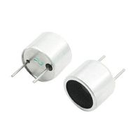 Water & Wood 16mm Dia 20Vrms 40KHz Ultrasonic Transducer Sensor Detector 2 Pcs