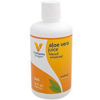 The Vitamin Shoppe Filtered Aloe Vera Juice, Whole Leaf No Water Added Soothing for Digestive Discomfort (32 Fluid Ounce)