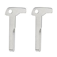 New Smart Remote Key Keyless Replacement Uncut Blade Blank For Mercedes Benz (2 Pack)