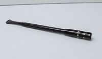 Telescopic Black Studded Cigarette Holder 5" Closed 10" Open, CH5-10STBK-1