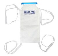 Relief Pak Large Insulated Ice Bag with Tie Strings, 7" x 13", 10/PK