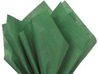 Buy All Store *16 Colors!!* Tissue Paper for Gift Wrapping 20"x26" Solid Sheets Your Choice! (10 Ct) (Holiday Green)