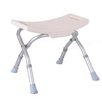 Caperp Bathroom Accessories Bathing Chair Foldable Non-Slip Durable Thick Aluminum Bath Chair Home Medical Rotatable Bathroom Stool Elderly Child Pregnant Women
