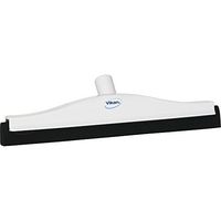 Vikan 77525 Foam Rubber Polypropylene Frame Fixed Head Squeegee, 16", White