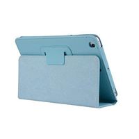 Smart case for2018 iPad Pro 11 inch, Businda Luxury Leather Folding Stand Folio Cover with Auto Wake/Sleep for iPad Pro 11 inch 2018 Released, Light Blue