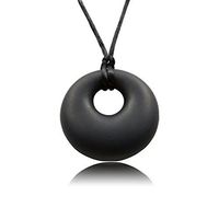 Yummy Gummy Pendant - Sensory Chew Necklace by Munchables (Black)