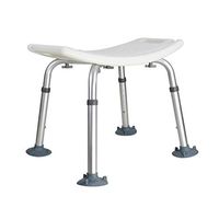 Bathroom Accessories Old Man Bath Stool Pregnant Woman Bathroom Stool Child Slippery Non-Rusting Bench Height Adjustable Anti-Rollover Invisible Armrest Height Adjustable (Size : B)