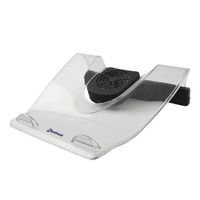 Authentic Euro Design Patented Clear Acryl Laptop Notebook Stand with Extra Quiet Cooling Fan with Built-in 4 Hi Speed 2.0 USB Ports 480Mbps Fit for 12'-17" Size, New in The Market