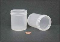 Jar, Wide Mouth, 120mL (4oz), PP, 58mm Opening, 1 15/16 x 2 5/8“ (Screw Cap Packaged Separa