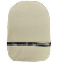 Stretchy Deodorizing Ostomy Pouch Cover (Beige - Checkered), XL)