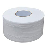 Meltset M Toilet Paper Roll, 4 Ply Ultra Commercial Jumbo Roll Paper, Smooth Soft Kitchen Bath Tissue Home Hand Paper Towels for Household Office Public Hotel Use, 1 Roll