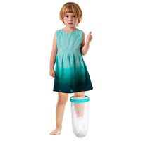 Kids Leg Cast Cover for Shower, Bandage and Cast Protector for Child Broken Leg Knee Foot Toe Wound Cast Bag