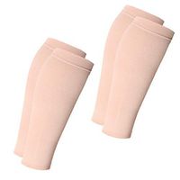 Calf Compression Sleeves Men & Women 2 Pairs (20-30mmhg) - Footless Compression Socks for Shin Splint & Calf Pain Relief - for Varicose Veins, Swelling, Maternity, Edema, Nurses & Maternity