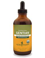 Herb Pharm Certified Organic Gentian Liquid Extract for Digestive Support - 4 Ounce