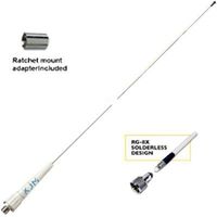 KJM A430-VSS VHF Antenna, 3', Stainless Steel