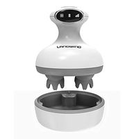 Scalp Massager, LANDWIND Electric Head Massager, Portable Handheld, Rechargeable, 4 Heads with 84 Nodes, IPX7 Waterproof, Stimulating Hair Growth, Deep Clean, Stress Release