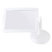 GLOGLOW Magnifying Glass 360° Hands-Free 3X LED Screen Rectangular Magnified Mirror Large Wide Magnifier for Reading Small Prints