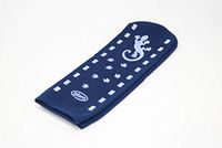 GBM Geckos - Plush Double Tread Non-Slip Safety Socks 6-Pack (Navy Blue, Medium)