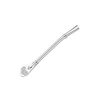 Creative Stainless Steel Hot Drinking Straw Filter Handmade Yerba Mate Tea Bombilla Gourd Washable Practiacl Tea Tool