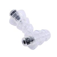 lehao Silicone Ear Plug Sound Insulation Ear Protection Reusable Reducing Noise Music Earplugs for Sleep, Concerts,Black