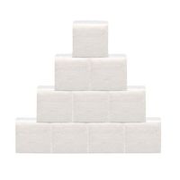 10 Pack White Paper Hand Towels Pack of 60 Sheet Tissues Napkin