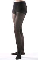 Allegro 15-20 mmHg Premium Italian Sheer Pantyhose (Black) 3