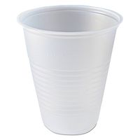 Fabri-Kal Rk Ribbed Cold Drink Cups, 7 Oz, Clear