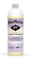 Roux Maison Sport Laundry Detergent - Odor Eliminator HE Detergent, All Natural Laundry Detergent, Up to 40 Machine Wash Loads - Ambrosia 16oz.