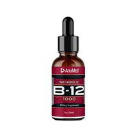 Anumed vitamin B12 sublingual Drops | Best supplement with Methylcobalamin |Promotes Energy, Metabolic, Nervous system, Brain Health, Memory, Digestive System, Highly Bioavailable Vegan-Friendly (1oz)