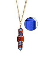 Buddha Maitreya the Christ Etheric Weaver® Pendant in Copper Wire - Quartz Crystal Vibrational Healing Tool