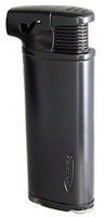 Vector Elio Angled Flame Pipe Lighter w/Built-in Tamper (Black Matte)