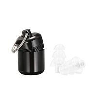 FESTNIGHT Ear Plugs, Noise Cancelling Hearing Protection Silicone Earplugs Reusable for Sleeping Snoring Concerts Music Festivals Clubs, with Aluminium Box, 1 Pair